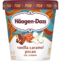 Haagen Dazs Vanilla Caramel Pecan Ice Cream, 14 Ounce